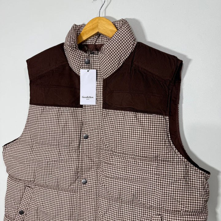 GOOD FELLOW & CO SLEEVES LESS PUFFER JACKET BRAND NEW