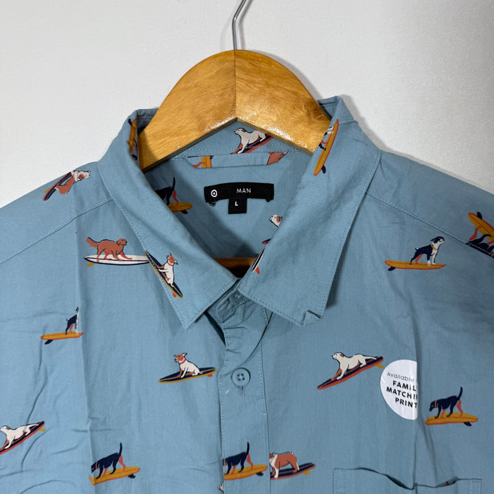 KENJI SLIM FIT HALF SLEEVES COTTON SHIRT BRAND NEW