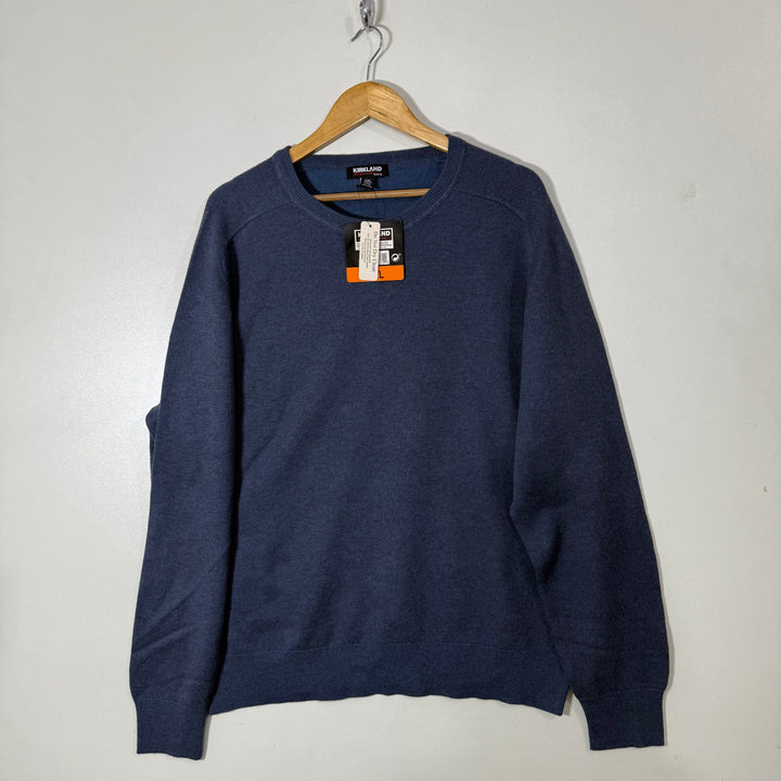 KIRKLAND SIGNATURE KNITWEAR EXTRA FINE MERINO SWEATER BRAND NEW