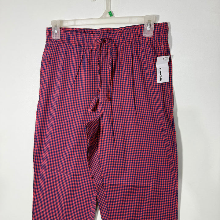 SONOMA COTTON CHECKERED LOUNGEWEAR TROUSER BRAND NEW