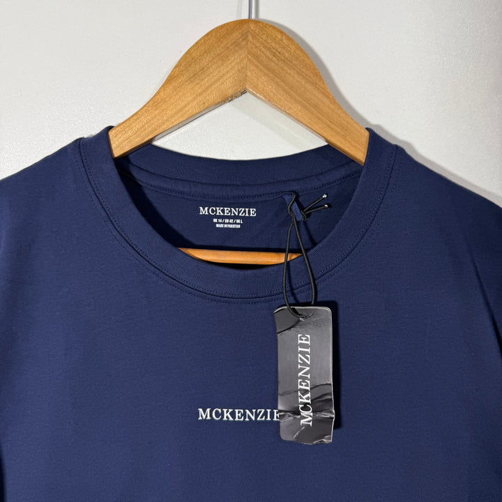 MCKENZIE COTTON TSHIRT BRAND NEW BLUE COLOUR
