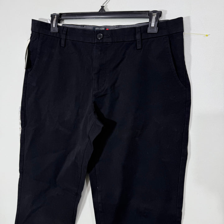 DOCKERS WORKWEAR KHAKI BIG & TALL ATHLETIC FIT COTTON CHINO PANT BRAND NEW WITH STRETCH BLACK COLOUR