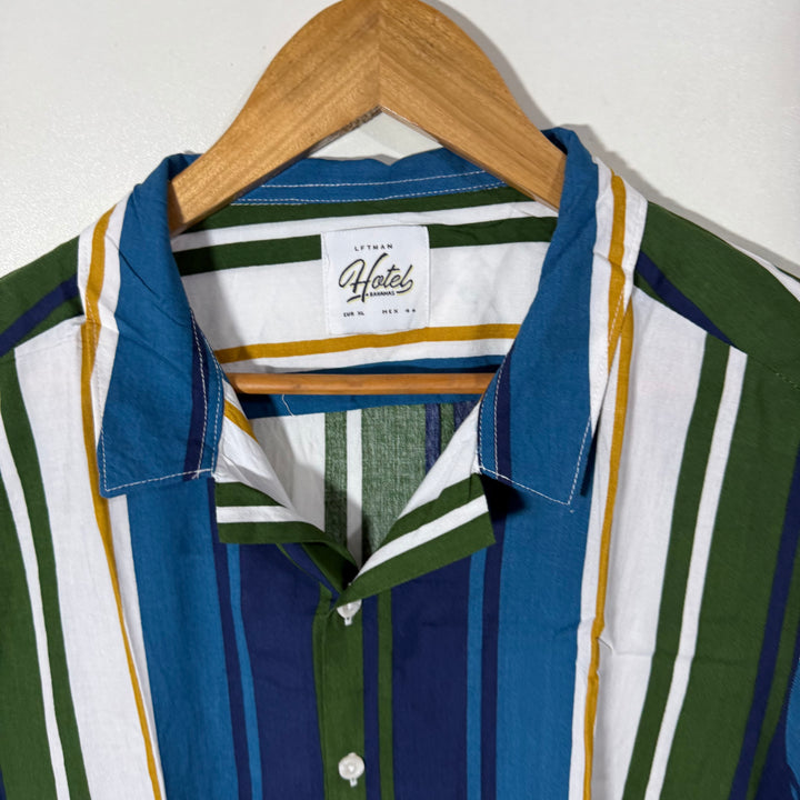 LFTMAN CUBAN COLLAR HALF SLEEVES HAWAI SHIRT