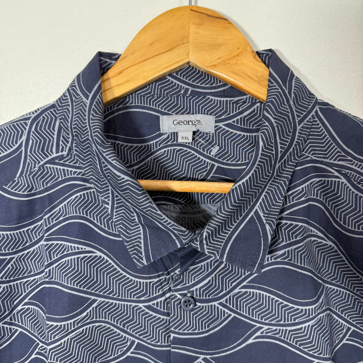 GEORGE HALF SLEEVES COTTON SHIRT