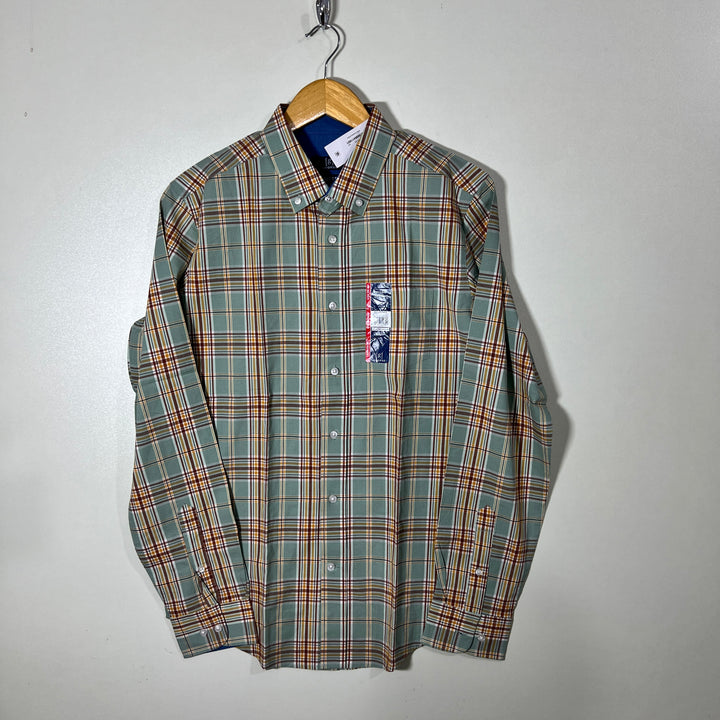 GEORGE BUTTON DOWN CASUAL COTTON SHIRT BRAND NEW