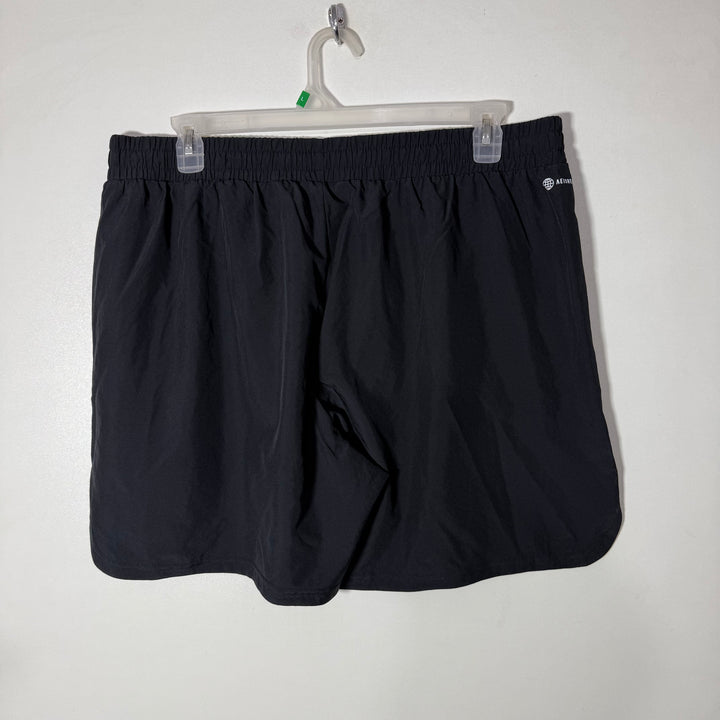 ADIDAS AEROREADY HYBRID SPORT SHORT WITH SIDE ZIP POCKETS BLACK COLOUR