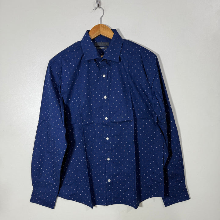 TOMMY HILFIGER SLIM FIT COTTON SHIRT WITH STRETCH