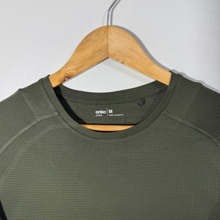 ANKO ACTIVE RUNNING SPORT TSHIRT GREEN COLOUR