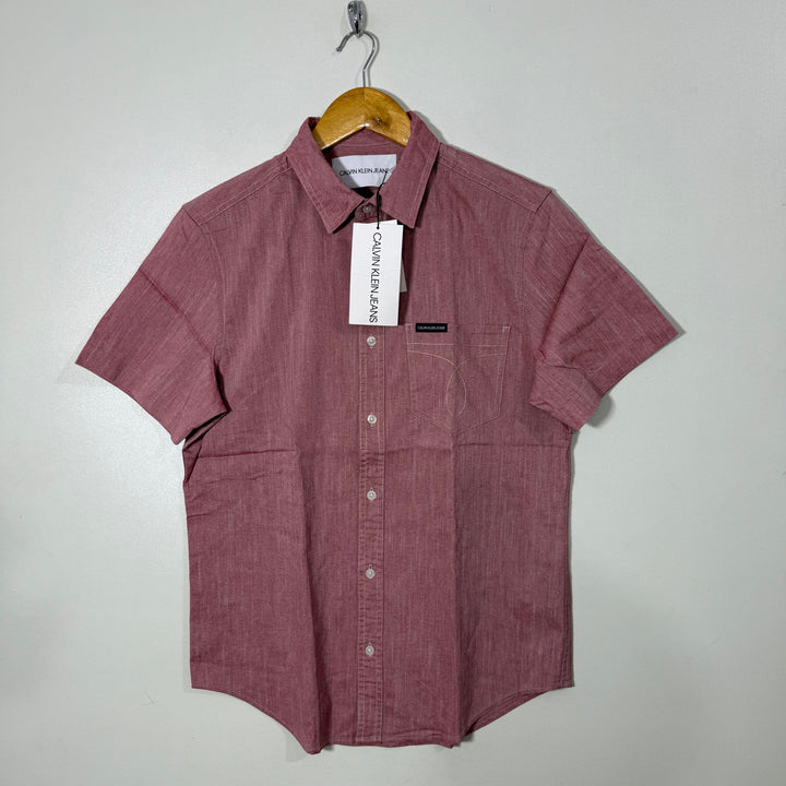 CALVIN KLEIN JEANS HALF SLEEVES COTTON SHIRT BRAND NEW