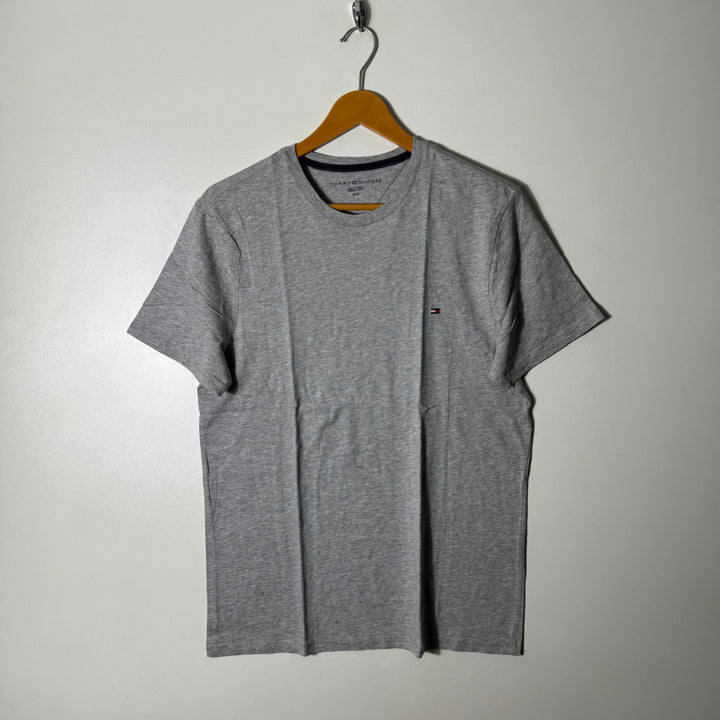 TOMMY HILFIGER COTTON TSHIRT GREY COLOUR