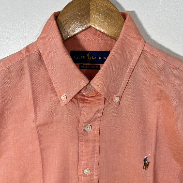 RALPH LAUREN POLO BUTTON DOWN OXFORD COTTON SHIRT