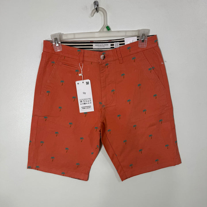 DENIM & FLOWER COTTON CHINO SHORT BRAND NEW