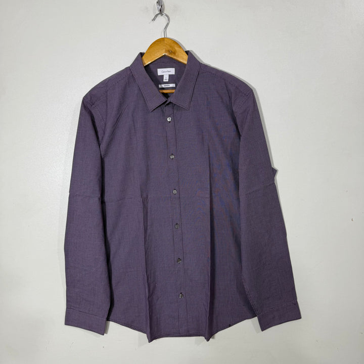 CALVIN KLEIN INFINITE COTTON CHECKERED SHIRT