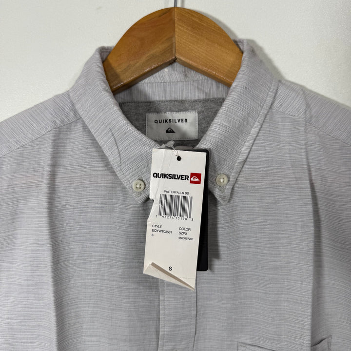 QUICK SILVER BUTTON DOWN HALF SLEEVES COTTON SHIRT BRAND NEW