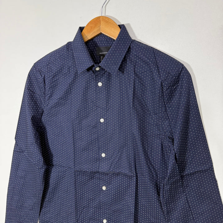 H&M SLIM FIT COTTON SHIRT BLUE COLOUR