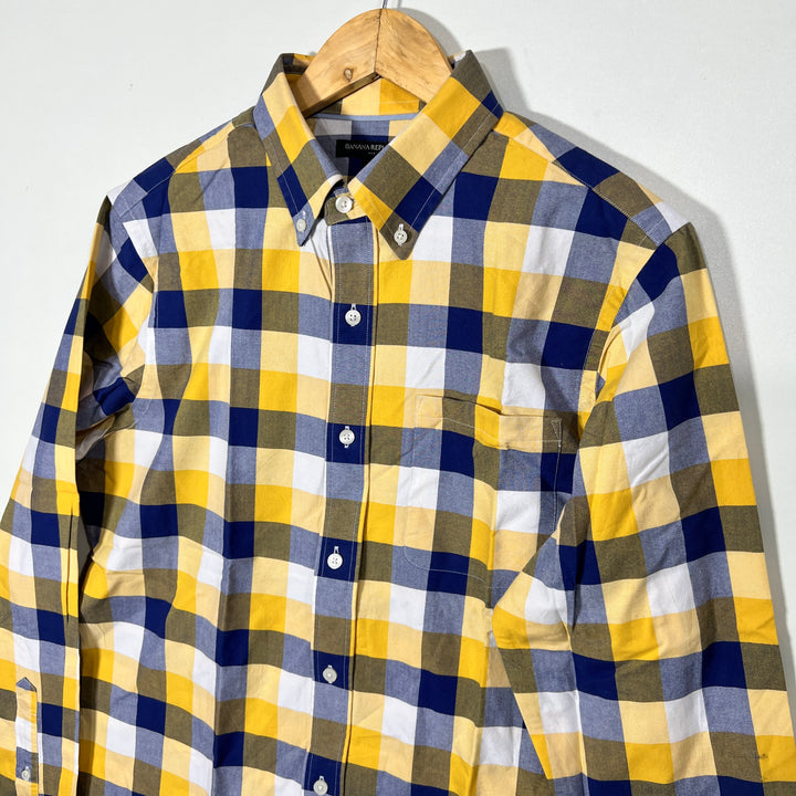 BANANA REPUBLIC BUTTON DOWN OXFORD COTTON SHIRT