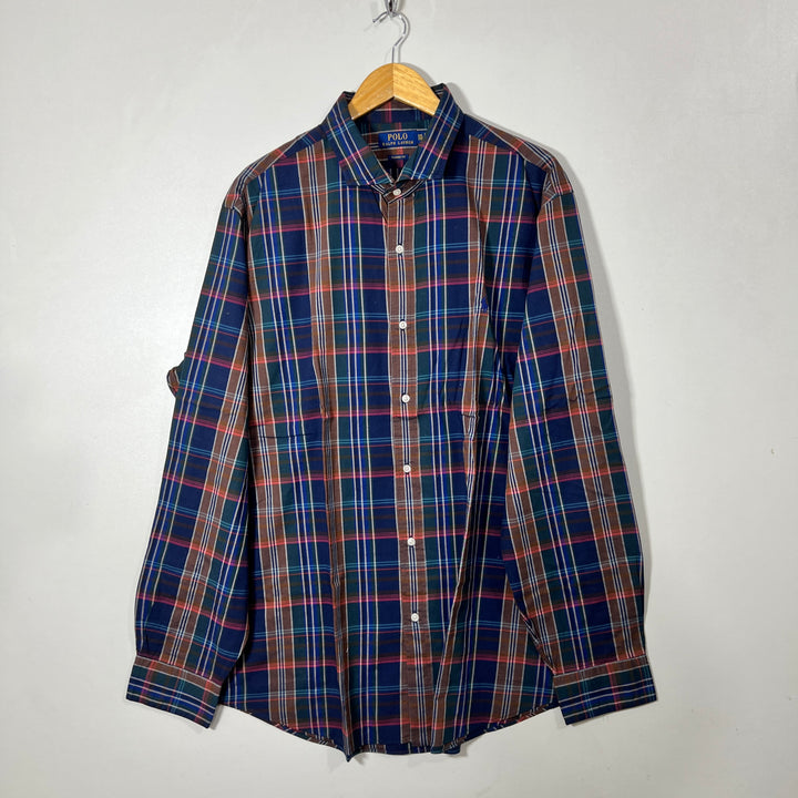 RALPH LAUREN POLO CLASSIC FIT CASUAL COTTON SHIRT