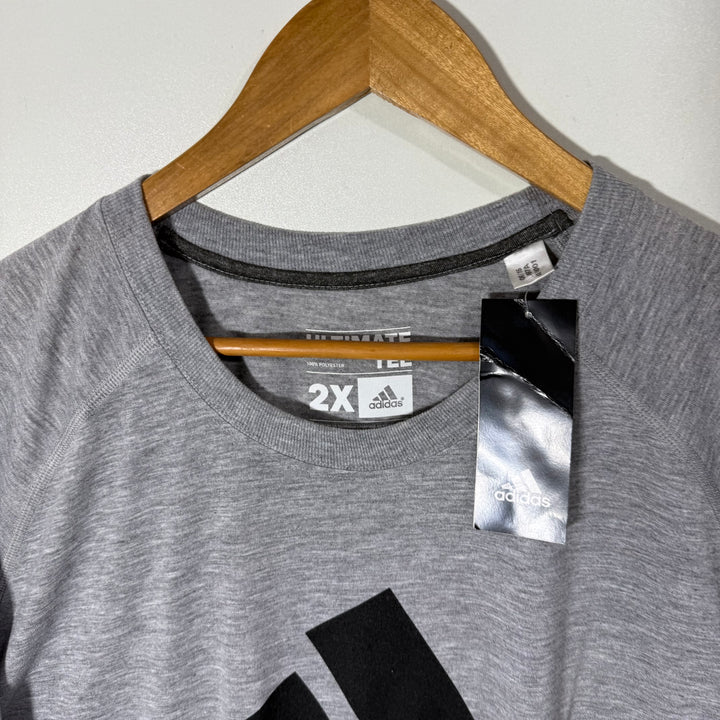 ADIDAS ULTIMATE COTTON TSHIRT BRAND NEW GREY COLOUR