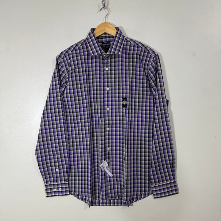 PRONTO UOMO SEMI FORMAL CHECKERED SHIRT