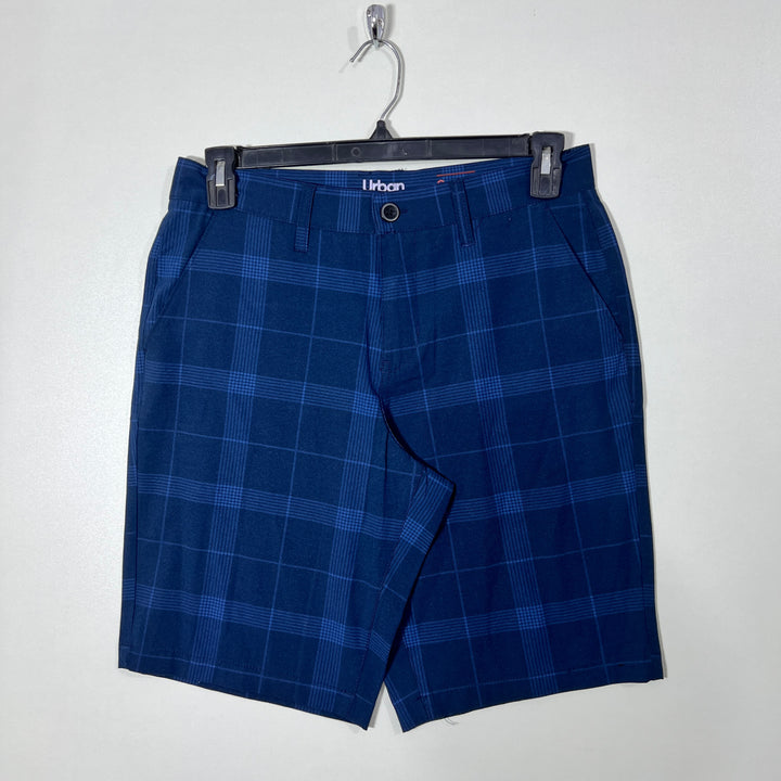 URBAN PIPELINE FLAT FRONT CHECKERED SUPER FLEX PERFORMANCE SHORT