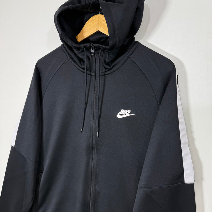 NIKE SPORT JACKET WITH HOOD BLACK COLOUR