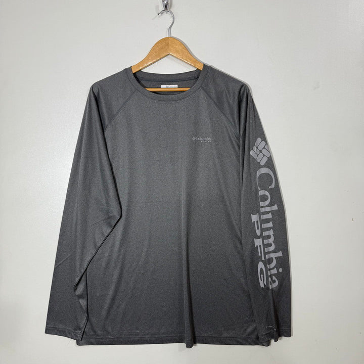 COLUMBIA LONG SLEEVES SPORT TSHIRT GREY COLOUR