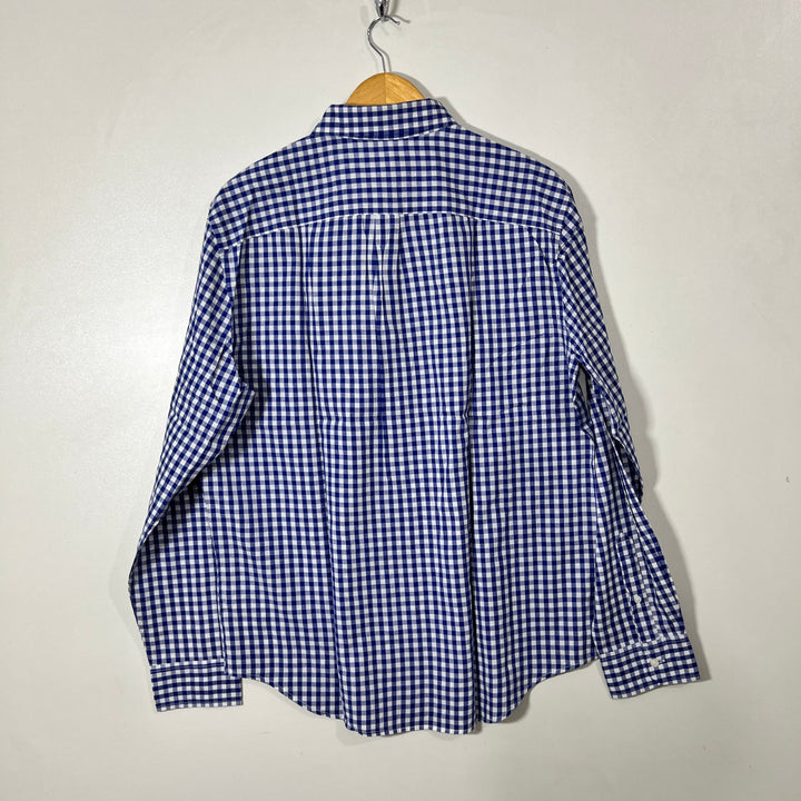 AMERICAN EAGLE BUTTON DOWN CHECKERED SHIRT