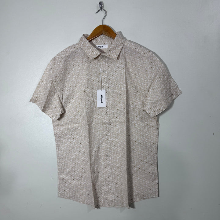 ALLGOOD HALF SLEEVES COTTON SHIRT BRAND NEW