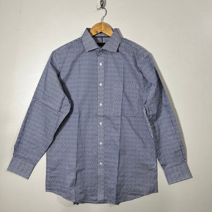 TOMMY HILFIGER REGULAR FIT PRINTED SEMI FORMAL SHIRT