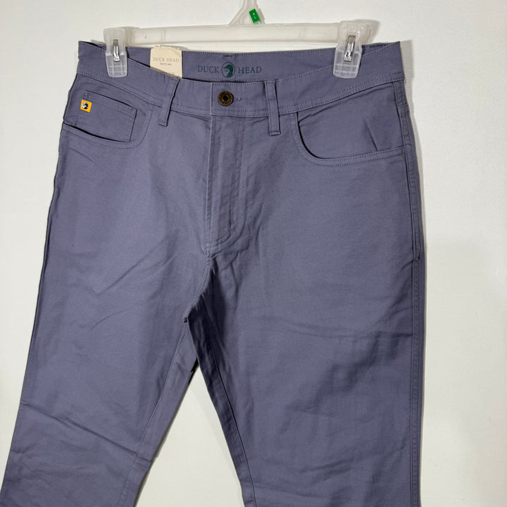 DUCK HEAD STRAIGHT FIT COTTON CHINO PANT BRAND NEW WITH STRETCH GREY COLOUR
