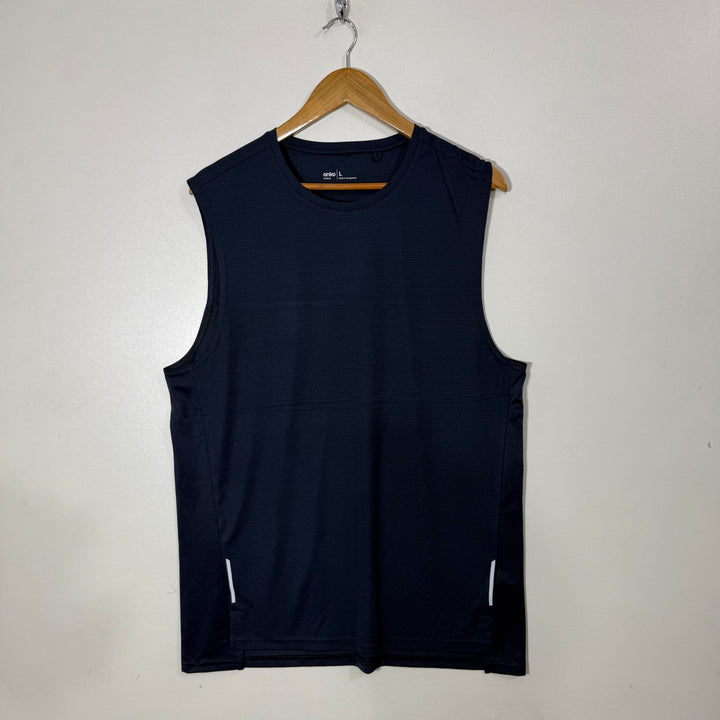 ANKO ACTIVE RUNNING SPORT SLEEVES LESS BLUE COLOUR