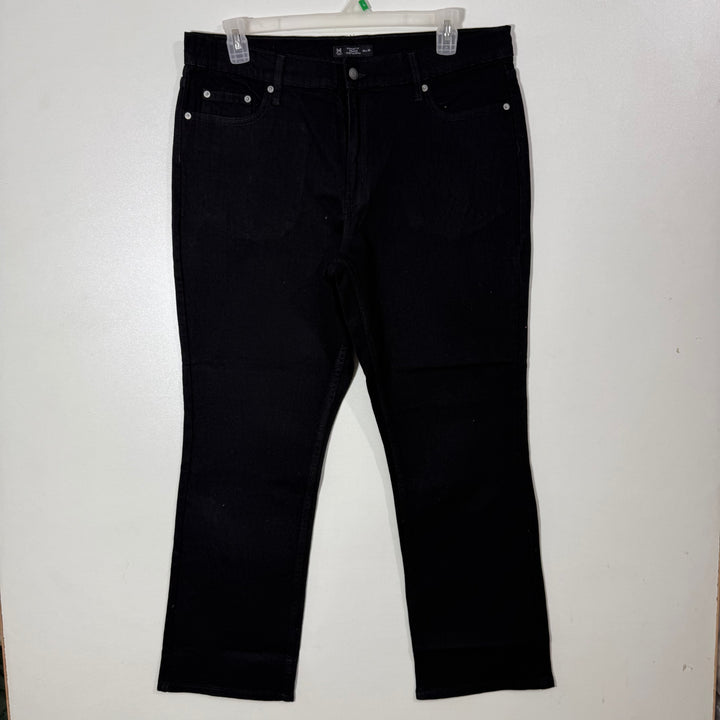 MEMBERS MARK STRAIGHT FIT DENIM PANT WITH STRETCH BLACK COLOUR