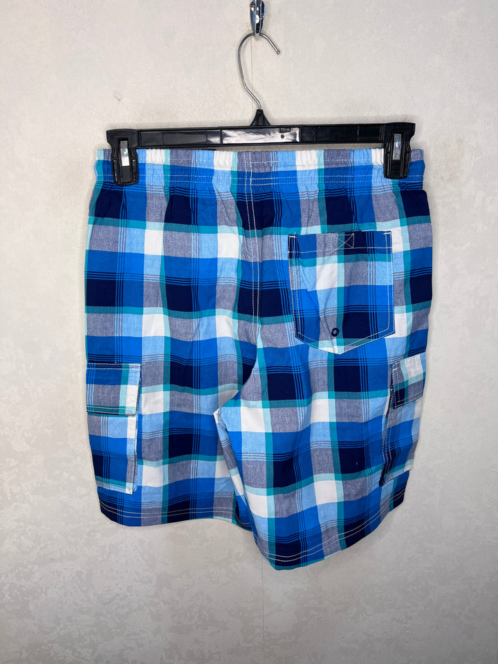 PEACOCKS CHECKERED SWIMWEAR SHORT BRAND NEW