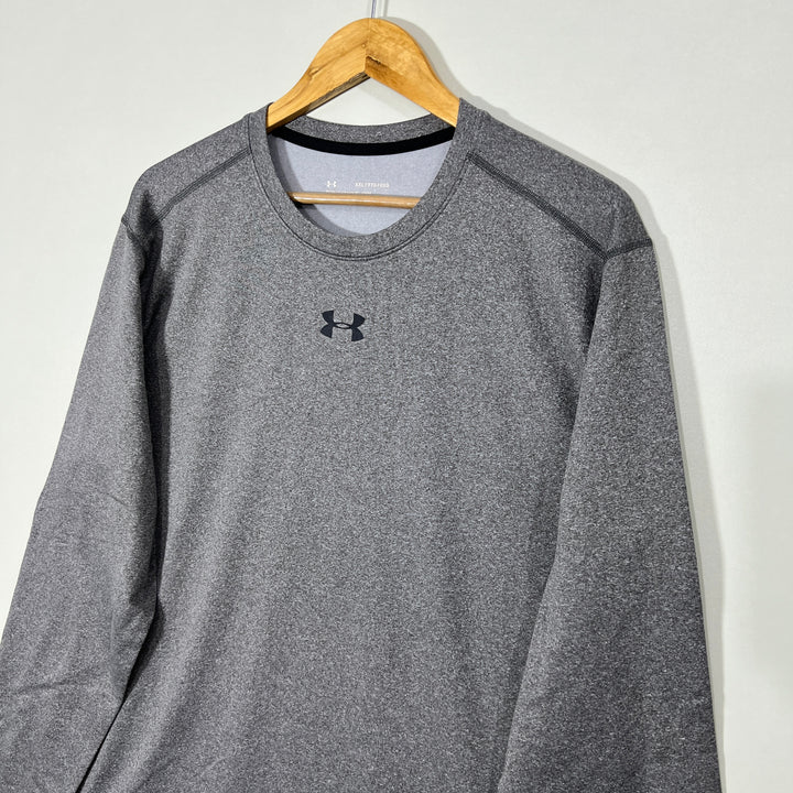 UNDER ARMOUR COLDGEAR LONG SLEEVES FITTED SPORT TSHIRT INNER FLEECE