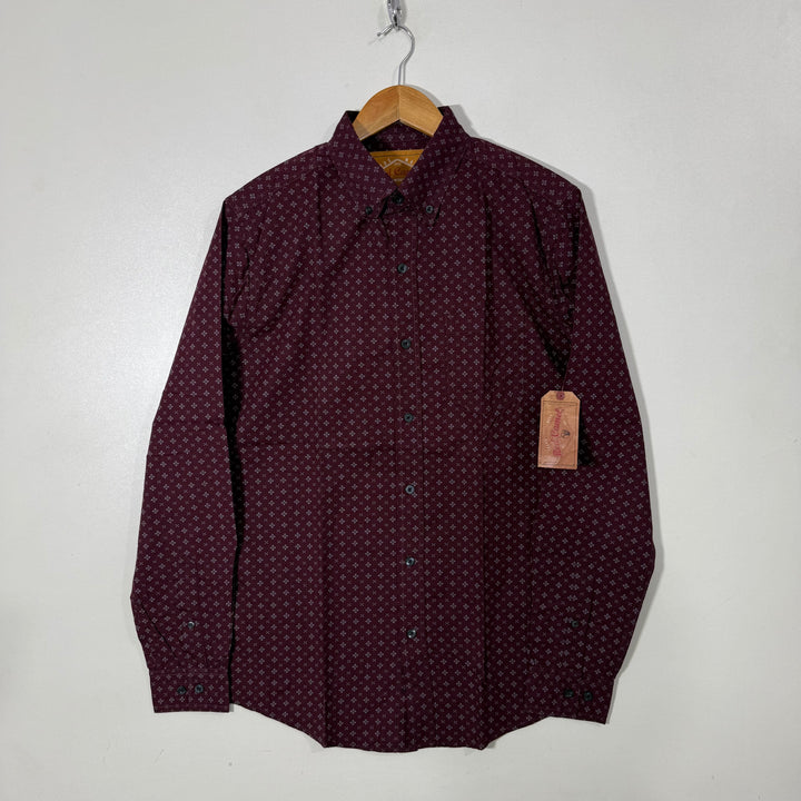 RED CAMEL BUTTON DOWN CASUAL COTTON SHIRT BRAND NEW
