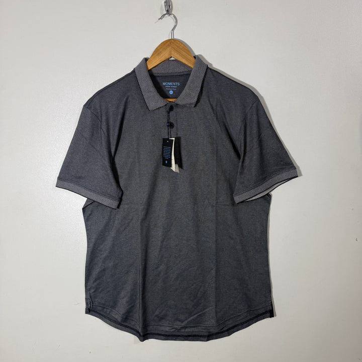 MOMENTS COTTON POLO TSHIRT BRAND NEW GREY COLOUR