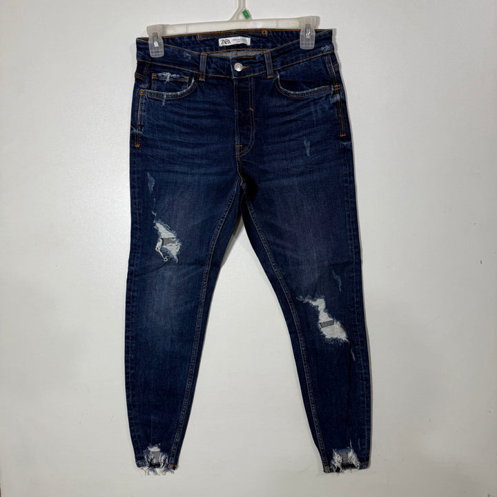 ZARA SKINNY FIT DENIM PANT WITH STRETCH