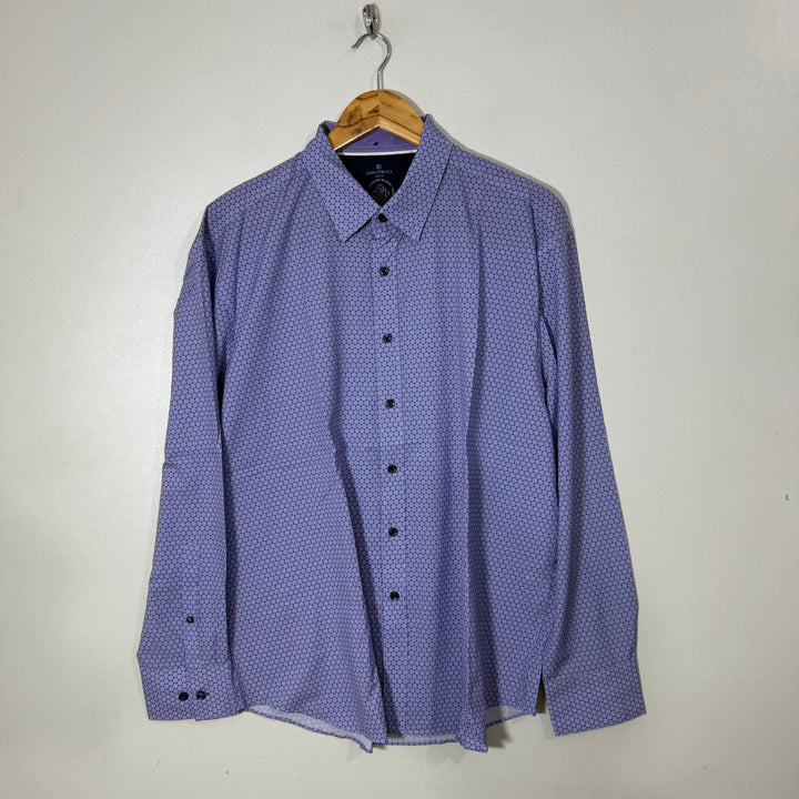 CON STRUCT SLIM FIT BUTTON DOWN MOISTURE WICKING QUICK DRY NO IRON PERFORMANCE SHIRT WITH STRETCH