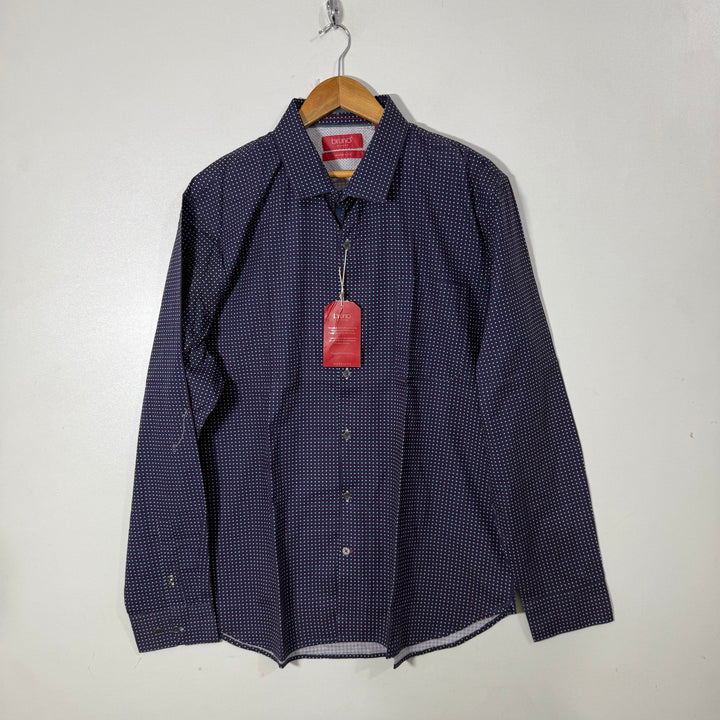 BRUNO MILANO  MODERN FIT PRINTED COTTON SHIRT BRAND NEW