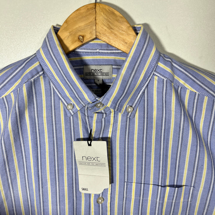 NEXT BUTTON DOWN HALF SLEEVES OXFORD COTTON SHIRT BRAND NEW