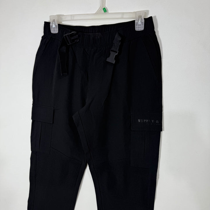 SUPPLY & DEMAND NEW YORK HYBRID TROUSER BRAND NEW BLACK COLOUR BLACK COLOUR