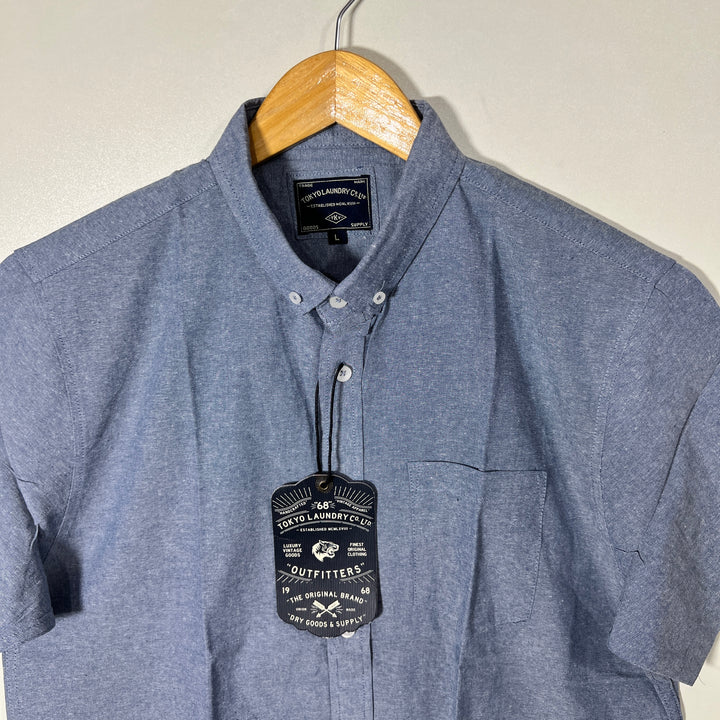 TOKYO LAUNDRY CO BUTTON DOWN HALF SLEEVES SHIRT BRAND NEW