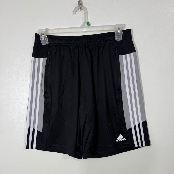 ADIDAS AEROREADY SPORT SHORT WITH SIDE ZIP POCKETS BLACK COLOUR