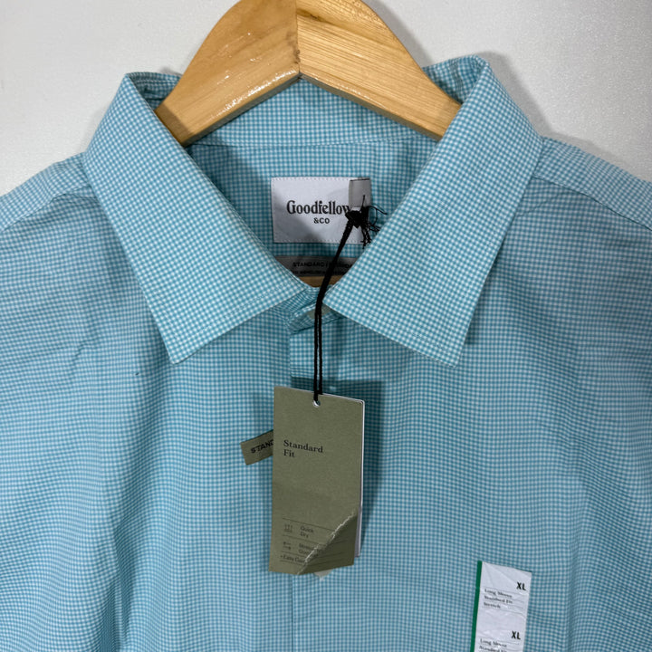 GOOD FELLOW &CO SEMI FORMAL CHECKERED SHIRT BRAND NEW
