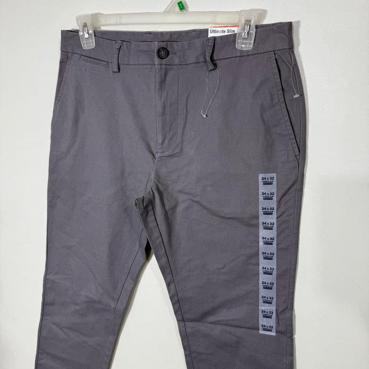 OLD NAVY ULTIMATE SLIM FIT COTTON CHINO PANT BRAND NEW GREY COLOUR