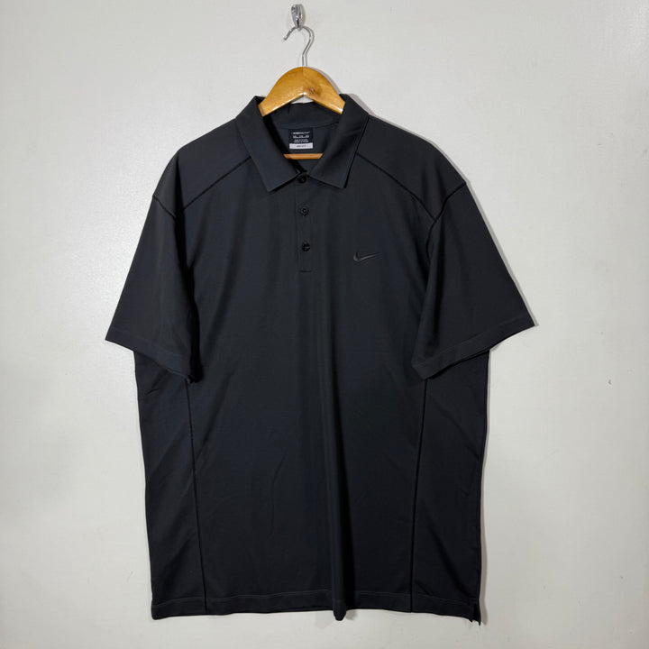 NIKE DEI FIT SPORT POLO TSHIRT DARK GREY COLOUR