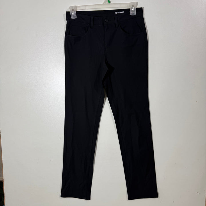 G FORE STRAIGHT FIT PERFORMANCE PANT WITH STRETCH BLACK COLOUR
