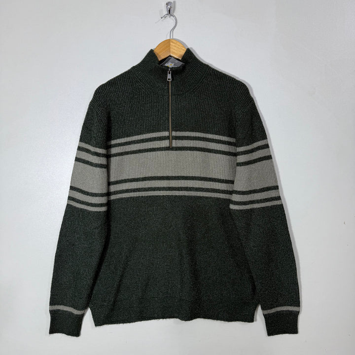 TU MAN HALF ZIP ACRYLIC SWEATER BRAND NEW