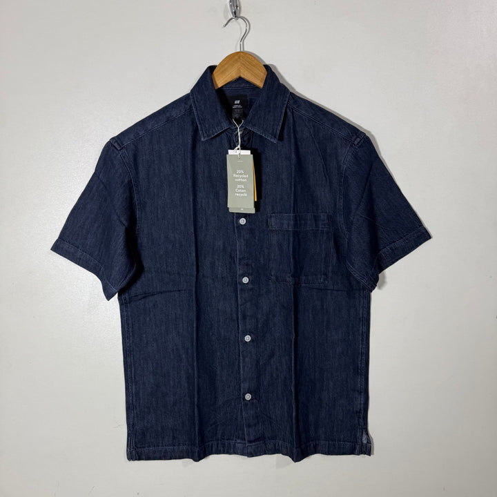 H&M LOOSE FIT DENIM SHIRT BRAND NEW