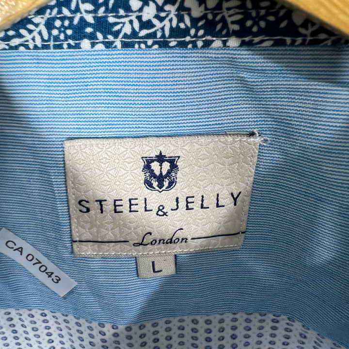 STEEL & JELLY BUTTON DOWN HALF SLEEVES SHIRT BRAND NEW